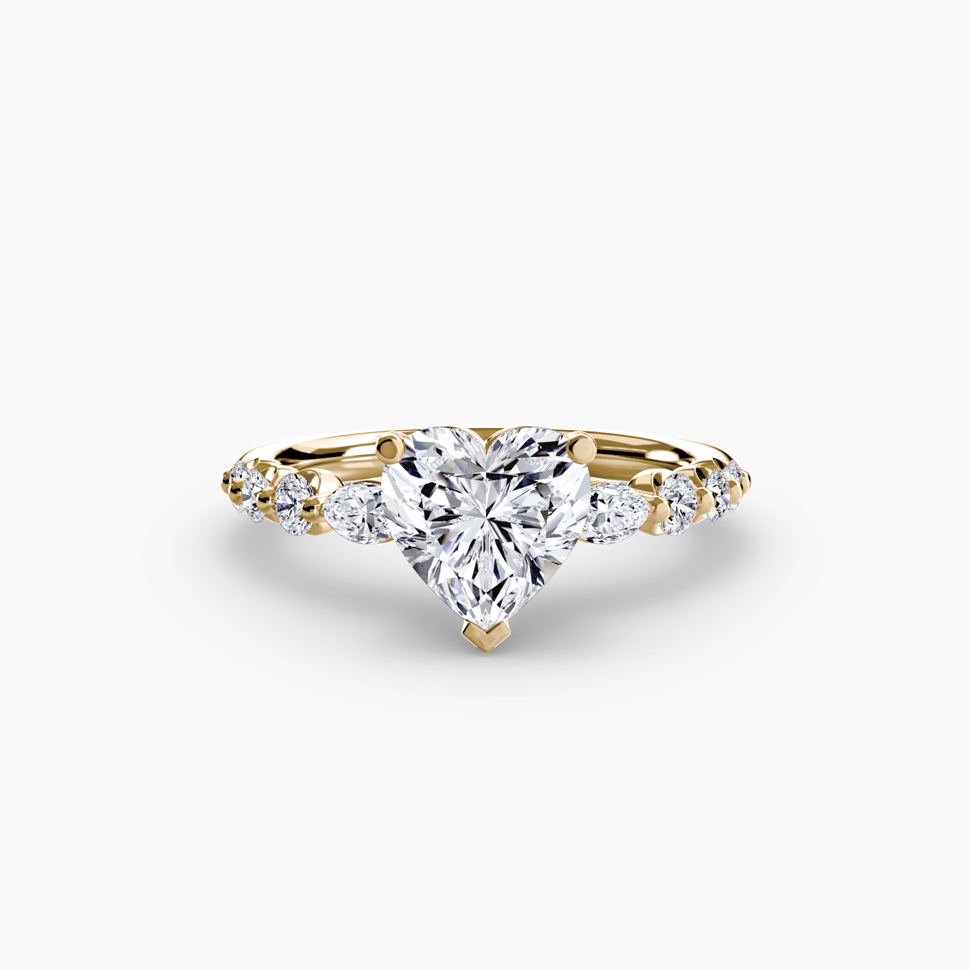 Tiered Accent Diamond Ring