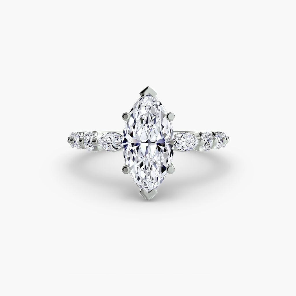 Tiered Accent Diamond Ring