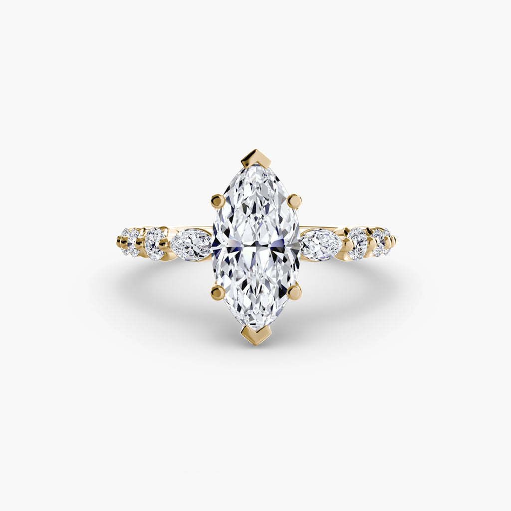 Tiered Accent Diamond Ring