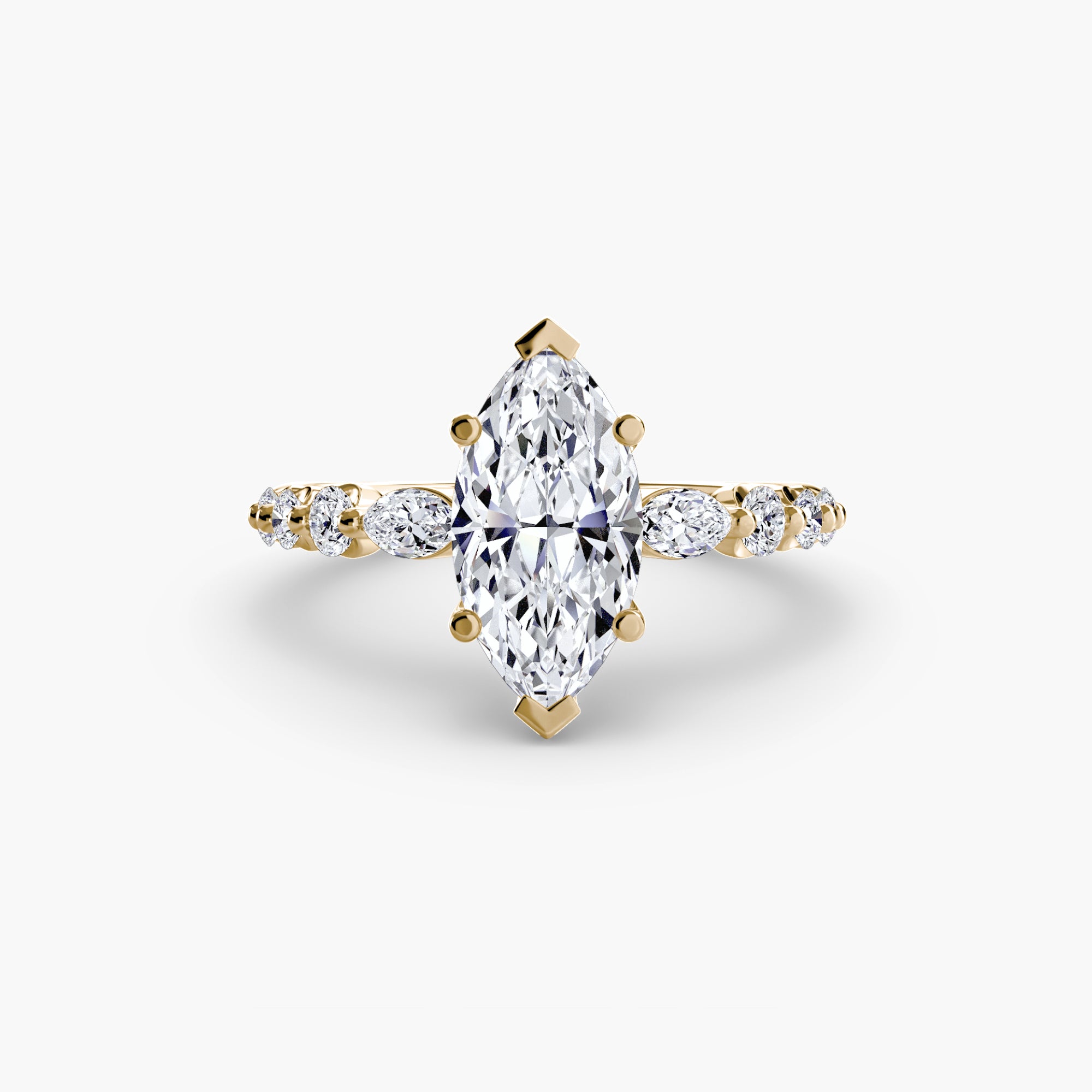 Tiered Accent Diamond Ring