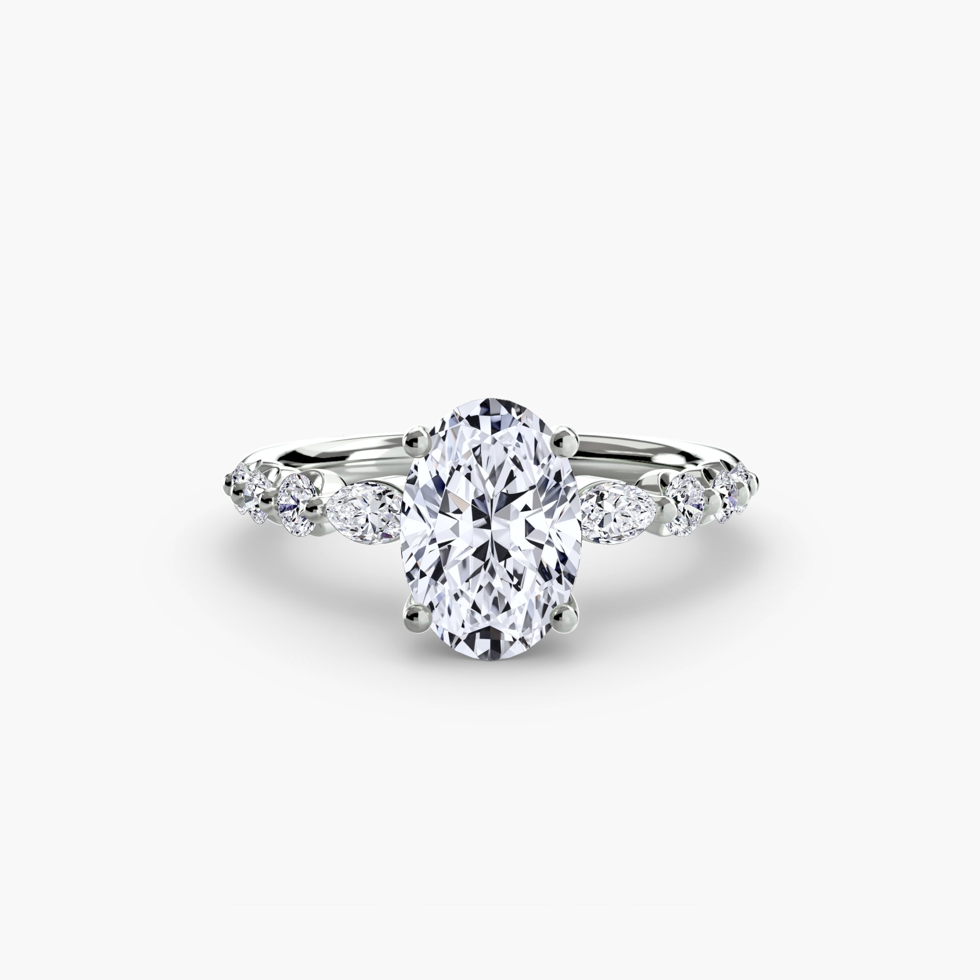Tiered Accent Diamond Ring