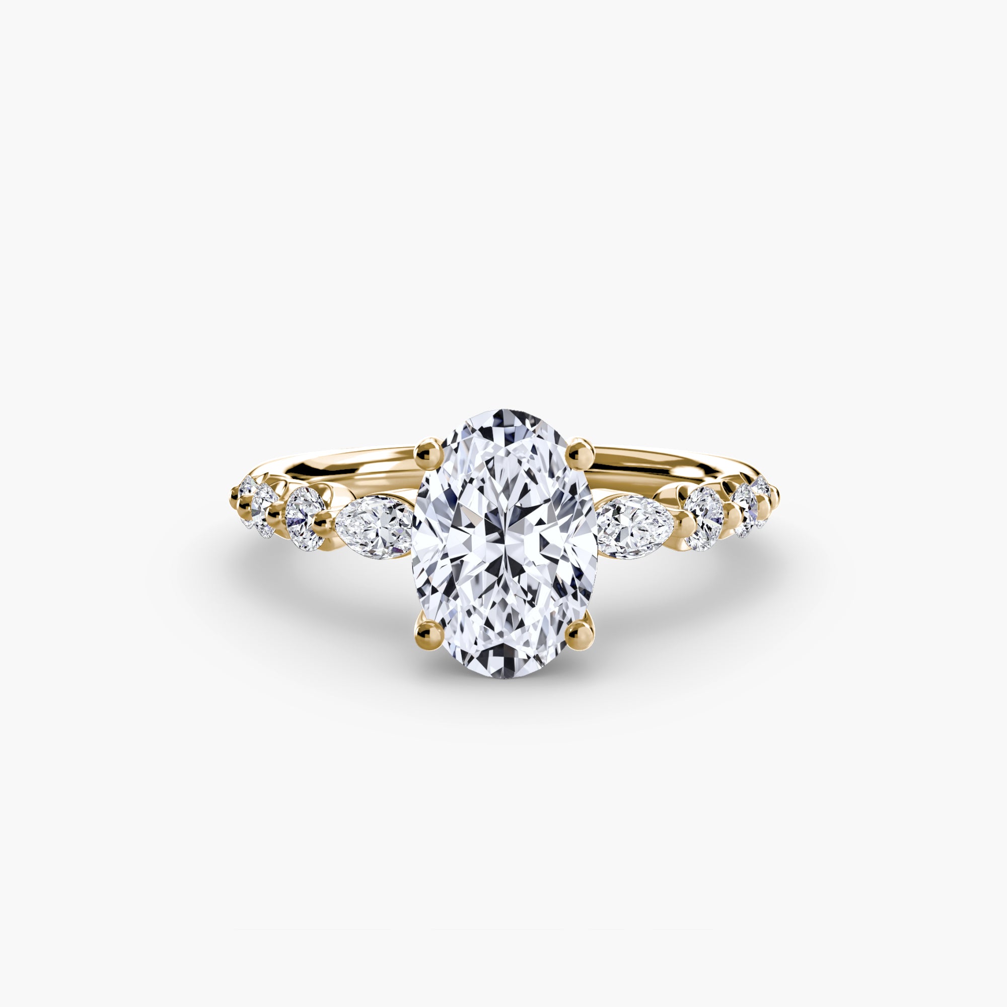 Tiered Accent Diamond Ring