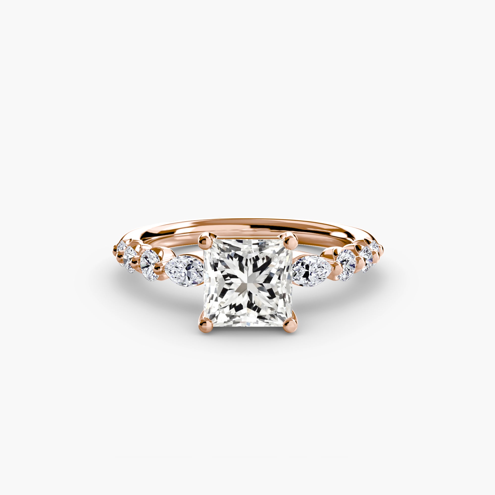Tiered Accent Diamond Ring