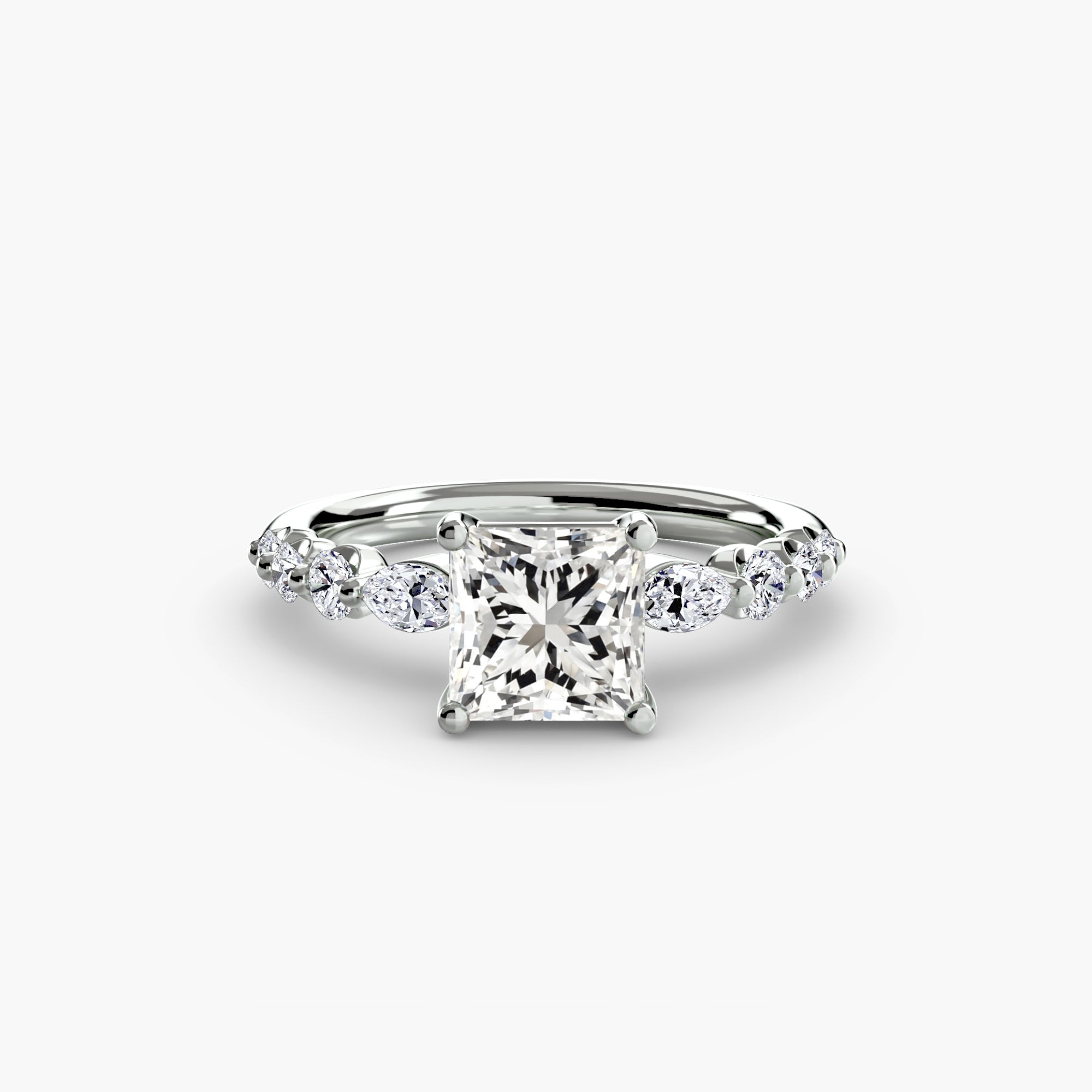 Tiered Accent Diamond Ring