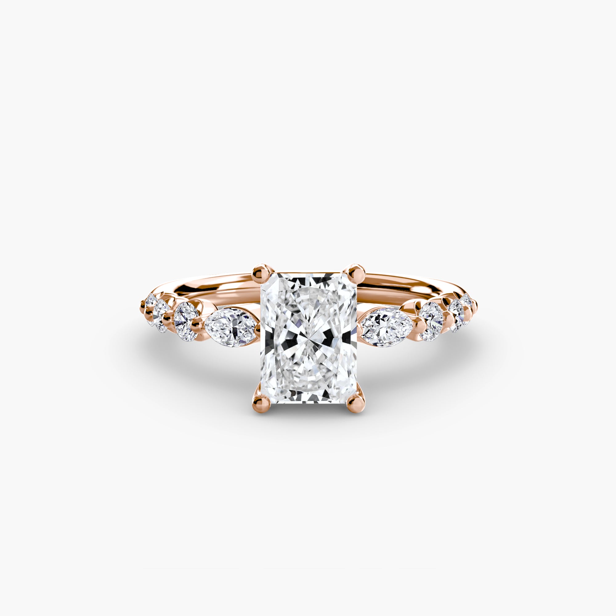 Tiered Accent Diamond Ring
