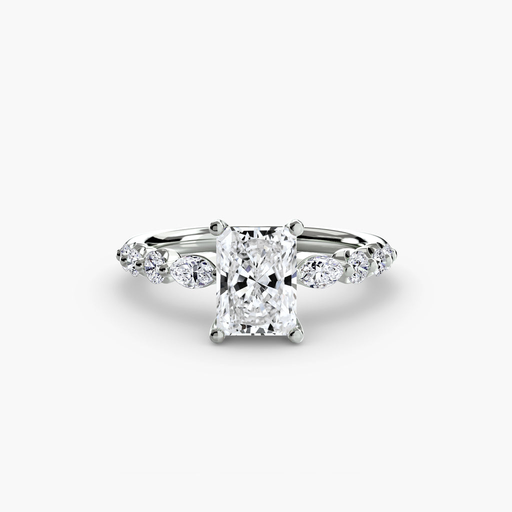 Tiered Accent Diamond Ring
