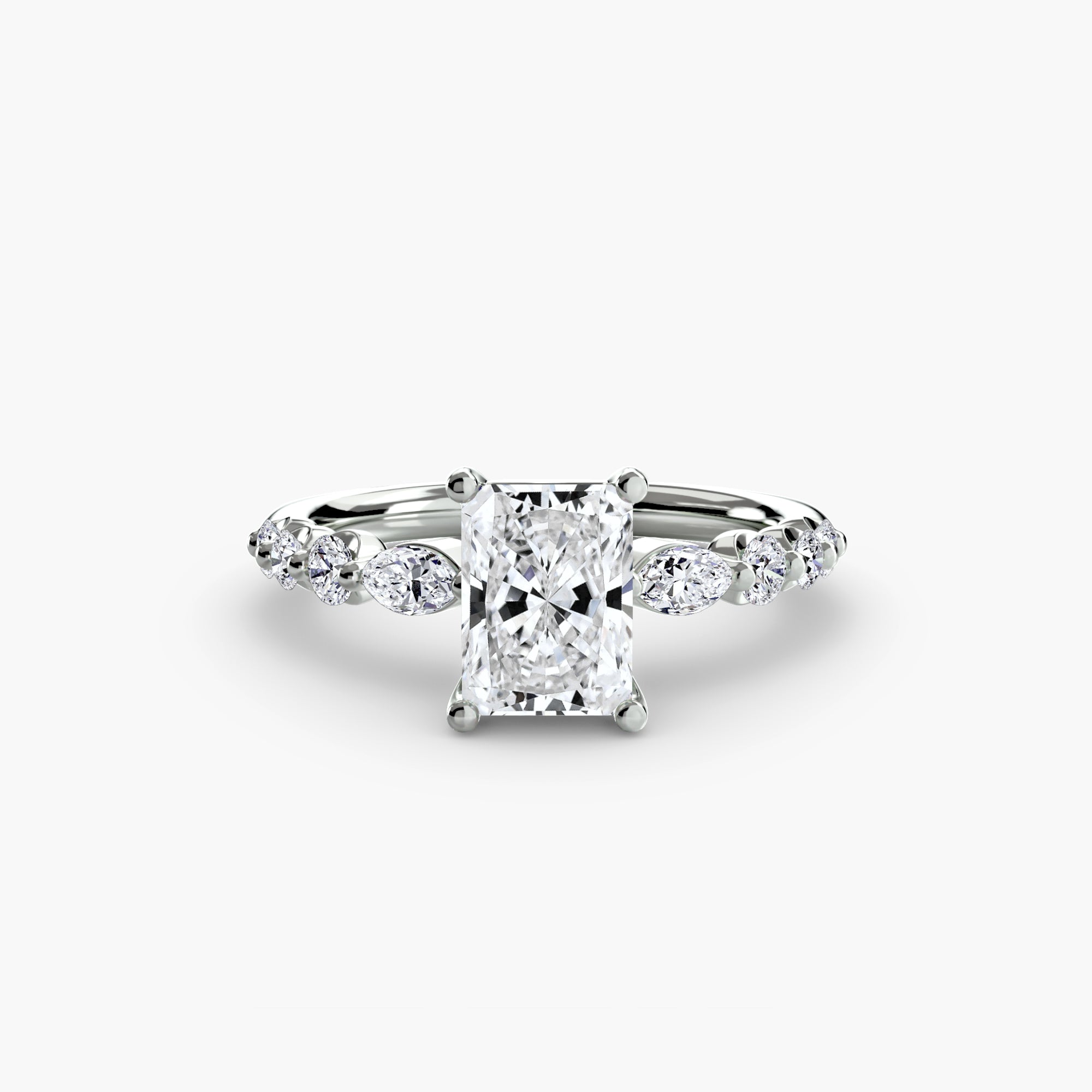 Tiered Accent Diamond Ring