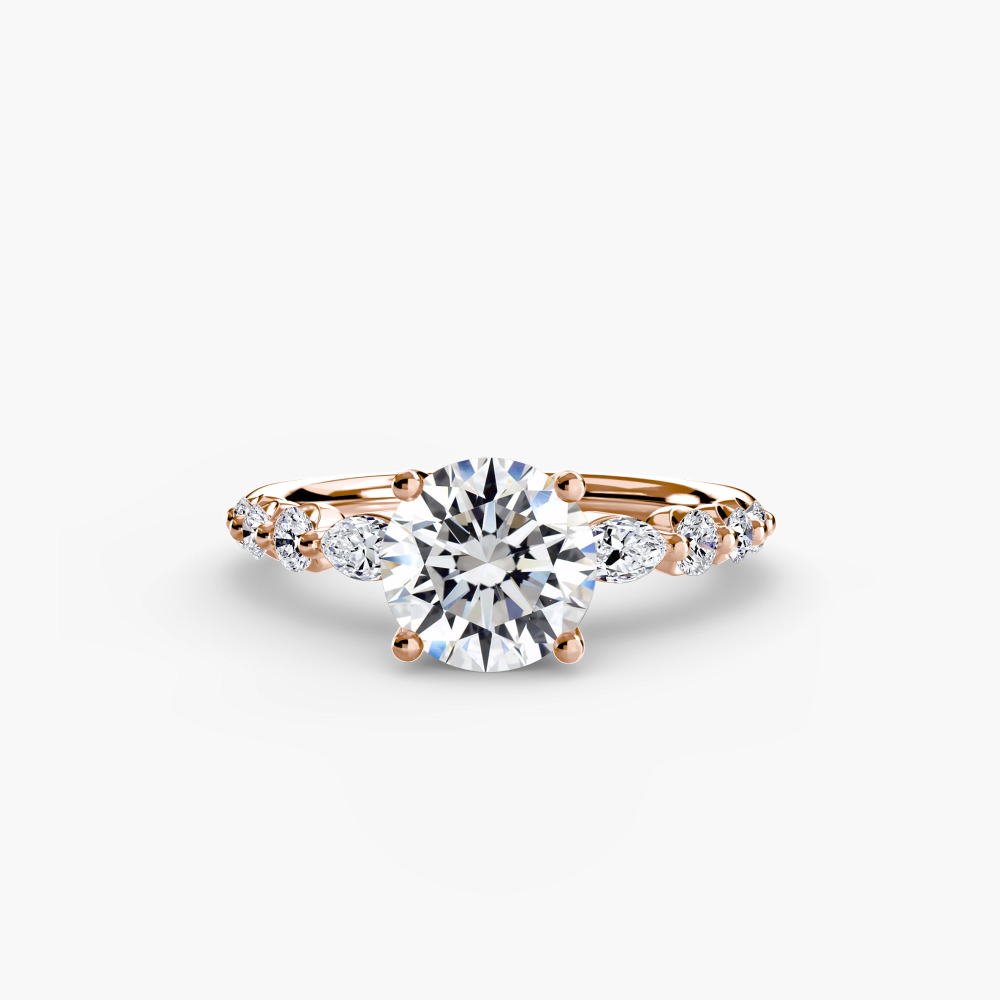 Tiered Accent Diamond Ring