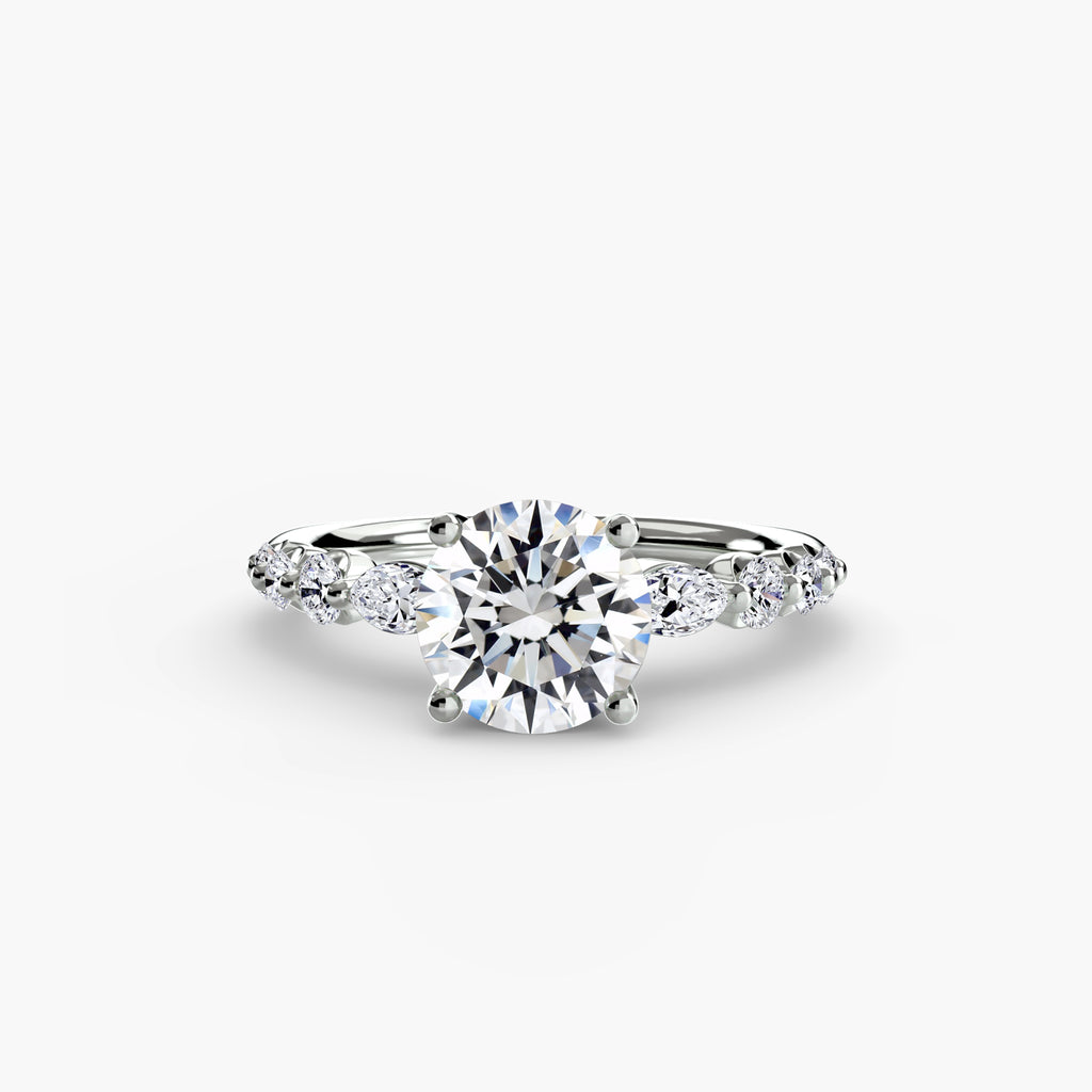 Tiered Accent Diamond Ring