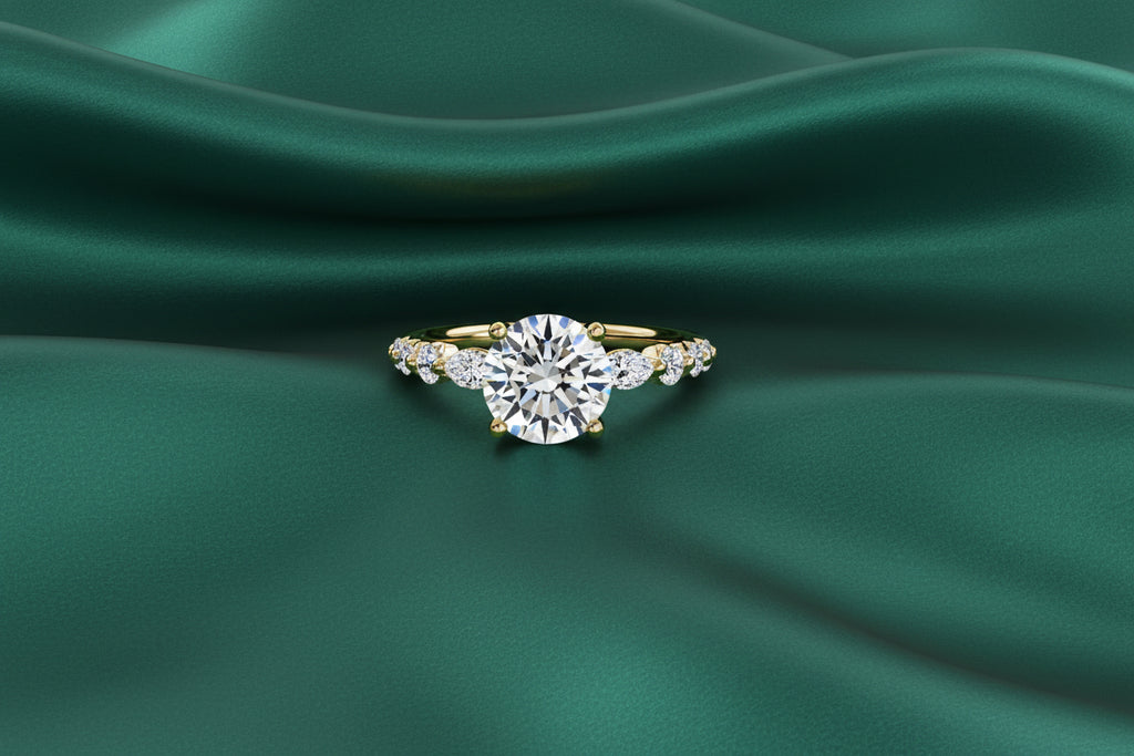 Tiered Accent Diamond Ring