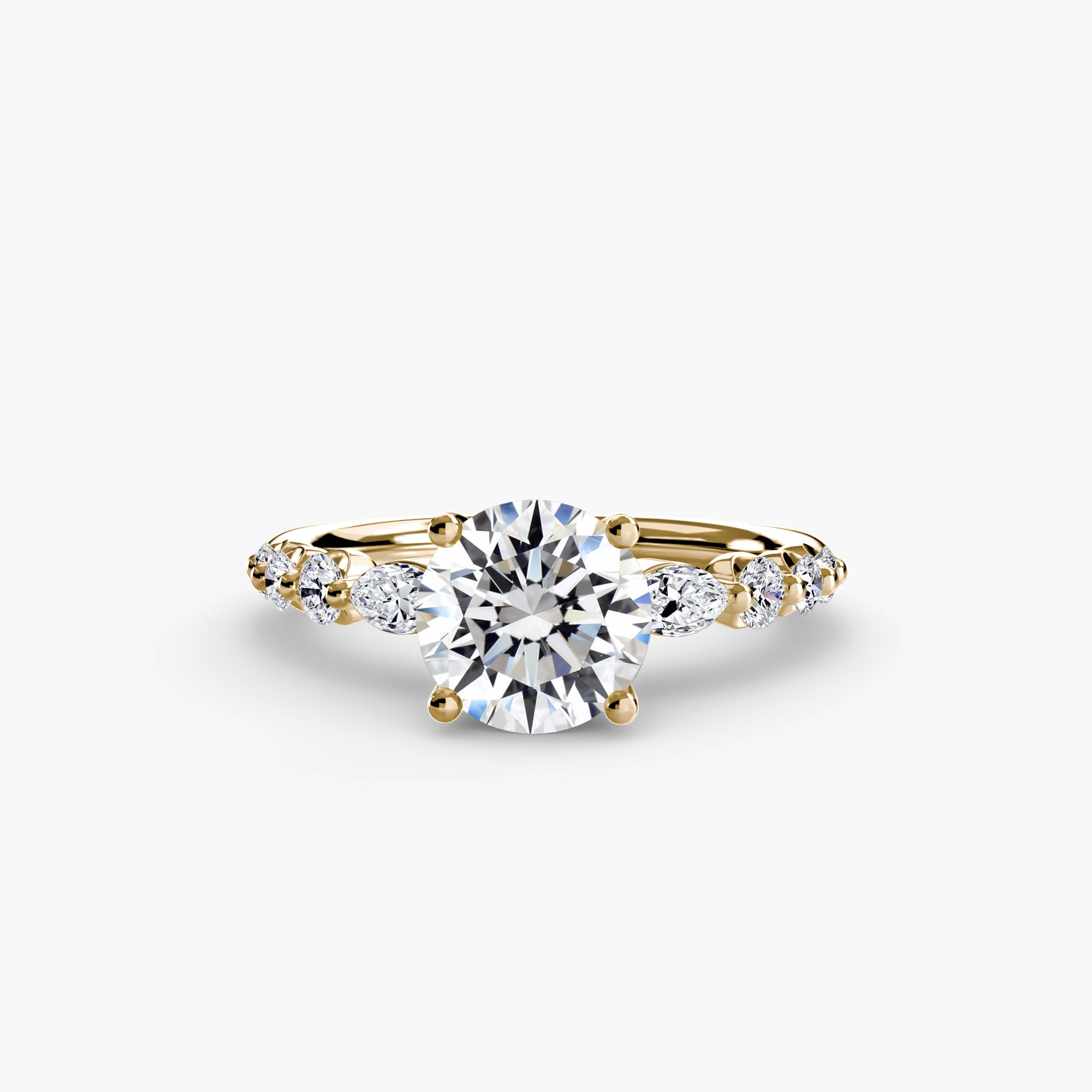 Tiered Accent Diamond Ring