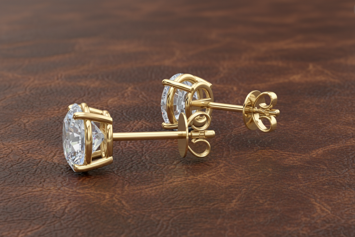 Diamond Stud Earrings