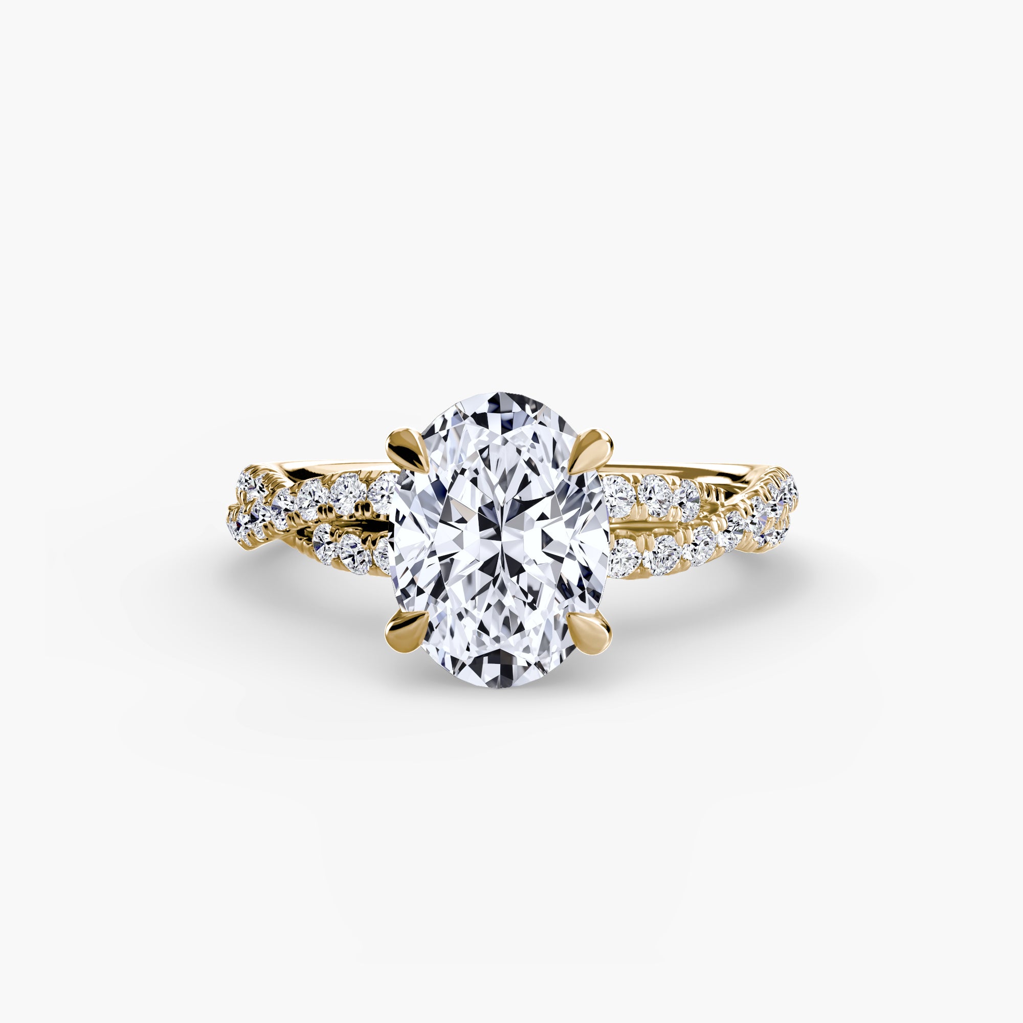 Twisted Fancy Diamond Ring