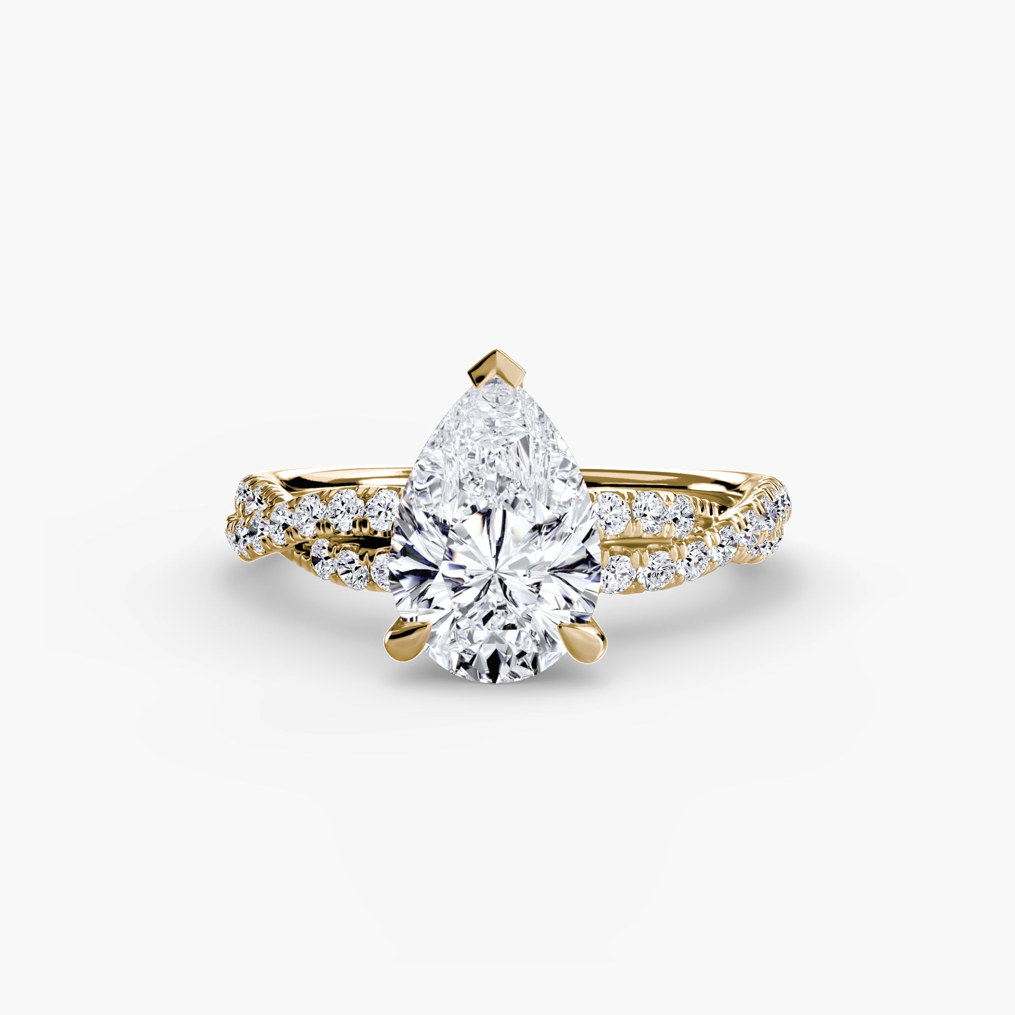Twisted Fancy Diamond Ring