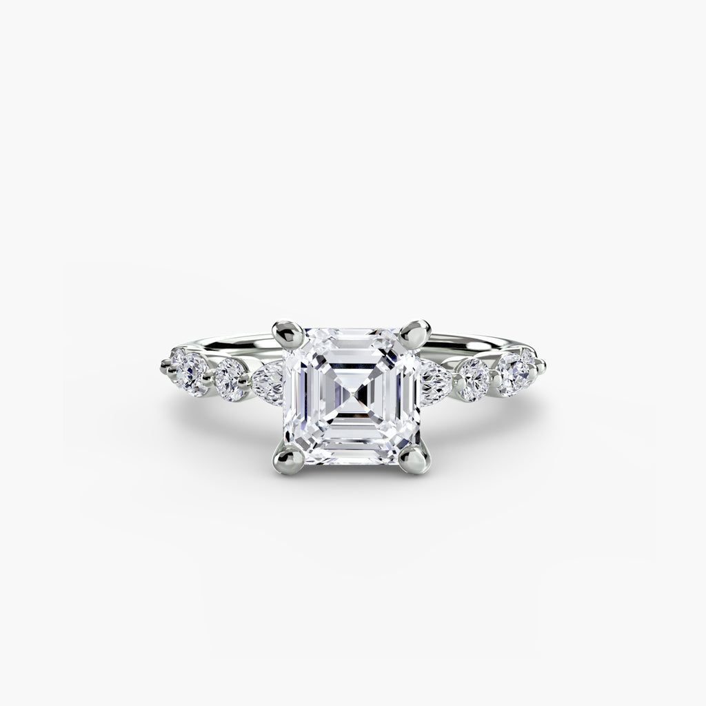 Marquise Diamond Band Ring