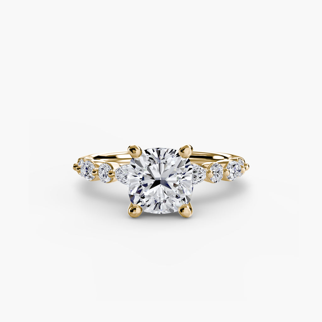 Marquise Diamond Band Ring