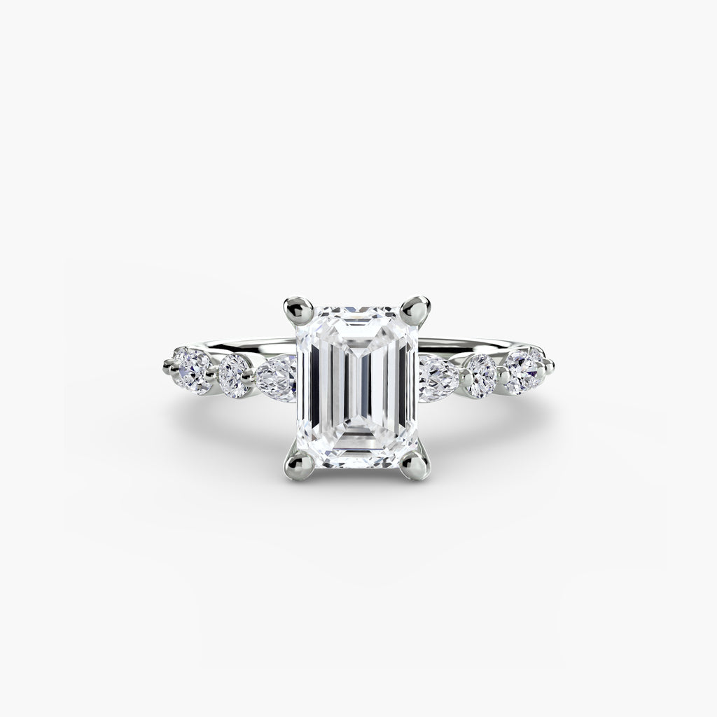 Marquise Diamond Band Ring