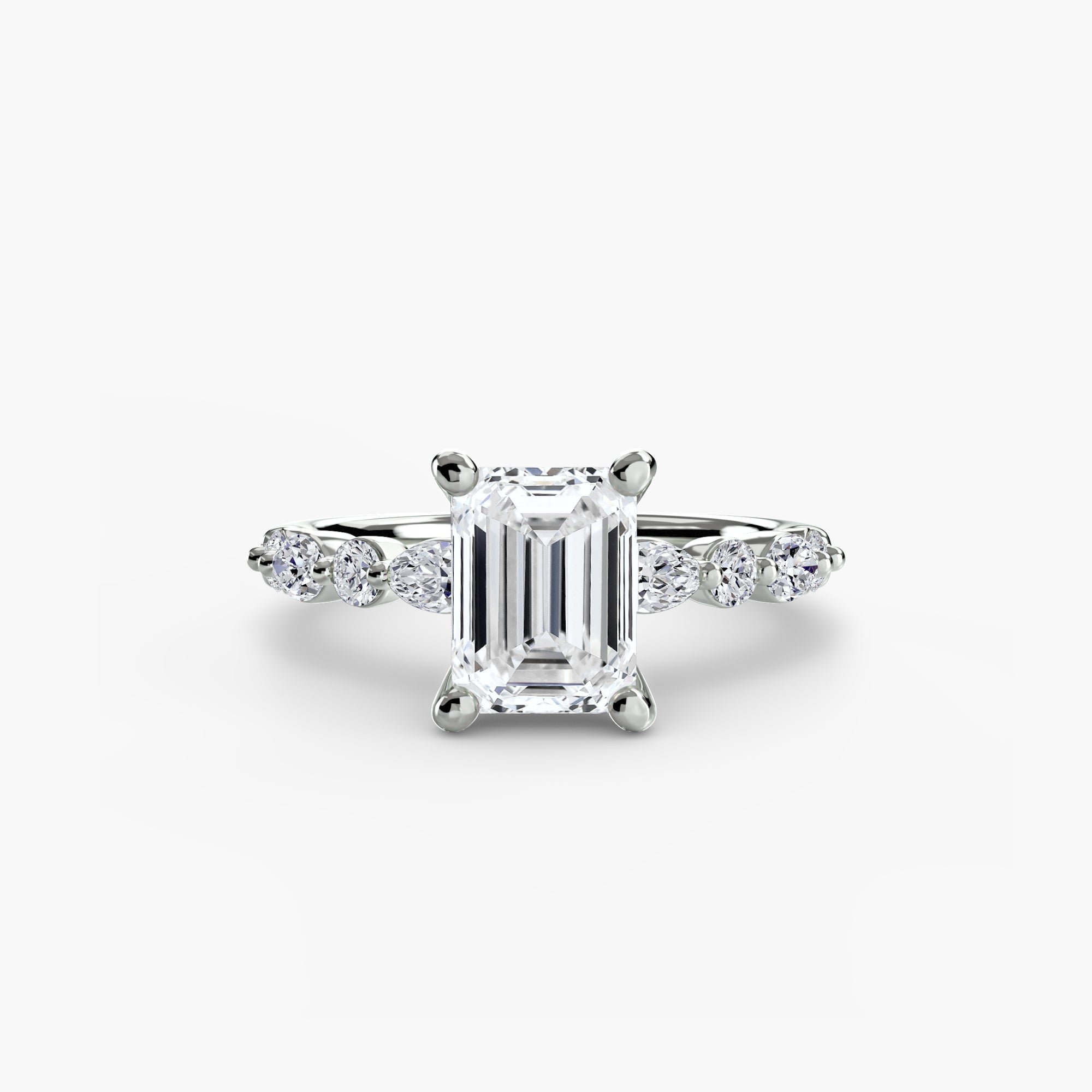 Marquise Diamond Band Ring