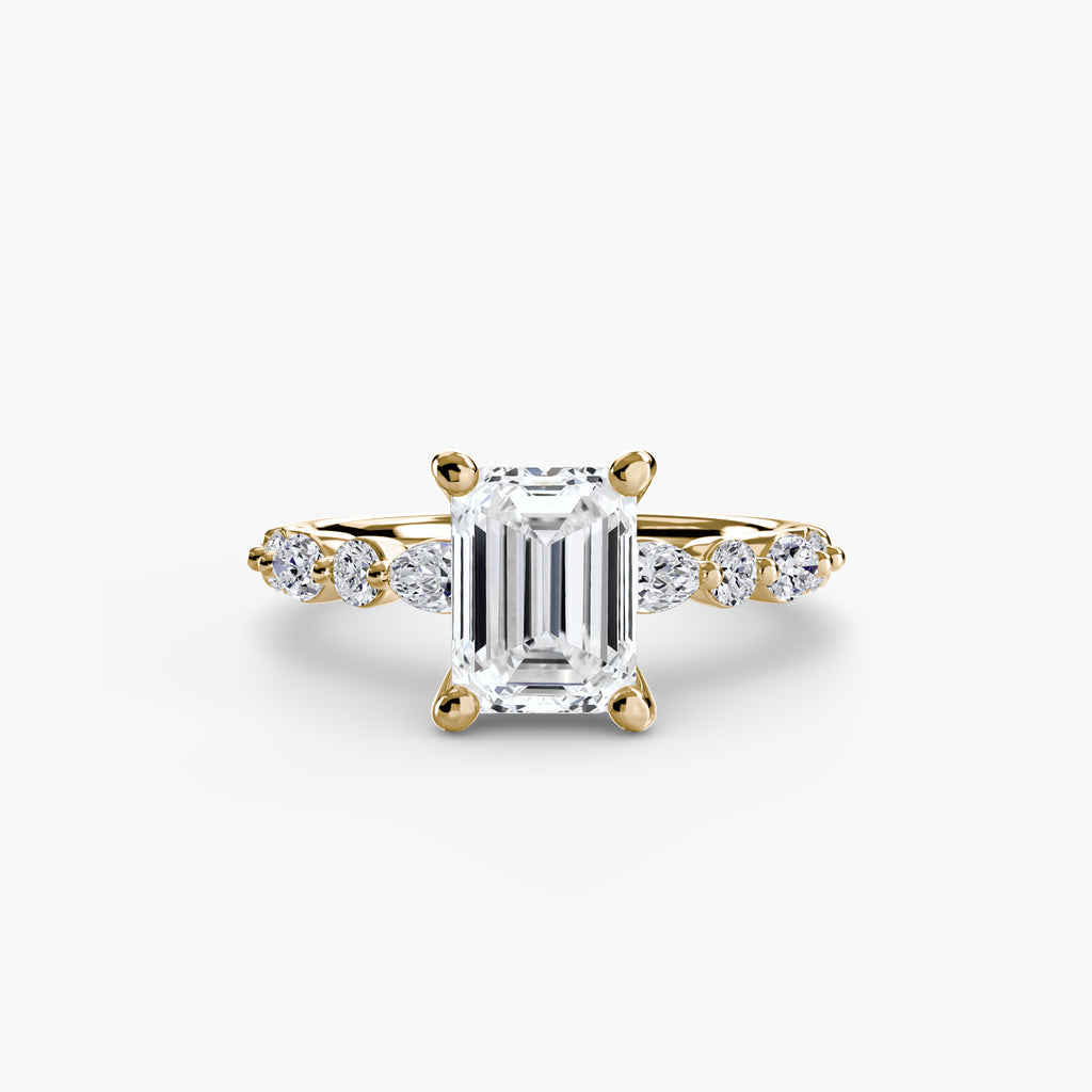 Marquise Diamond Band Ring