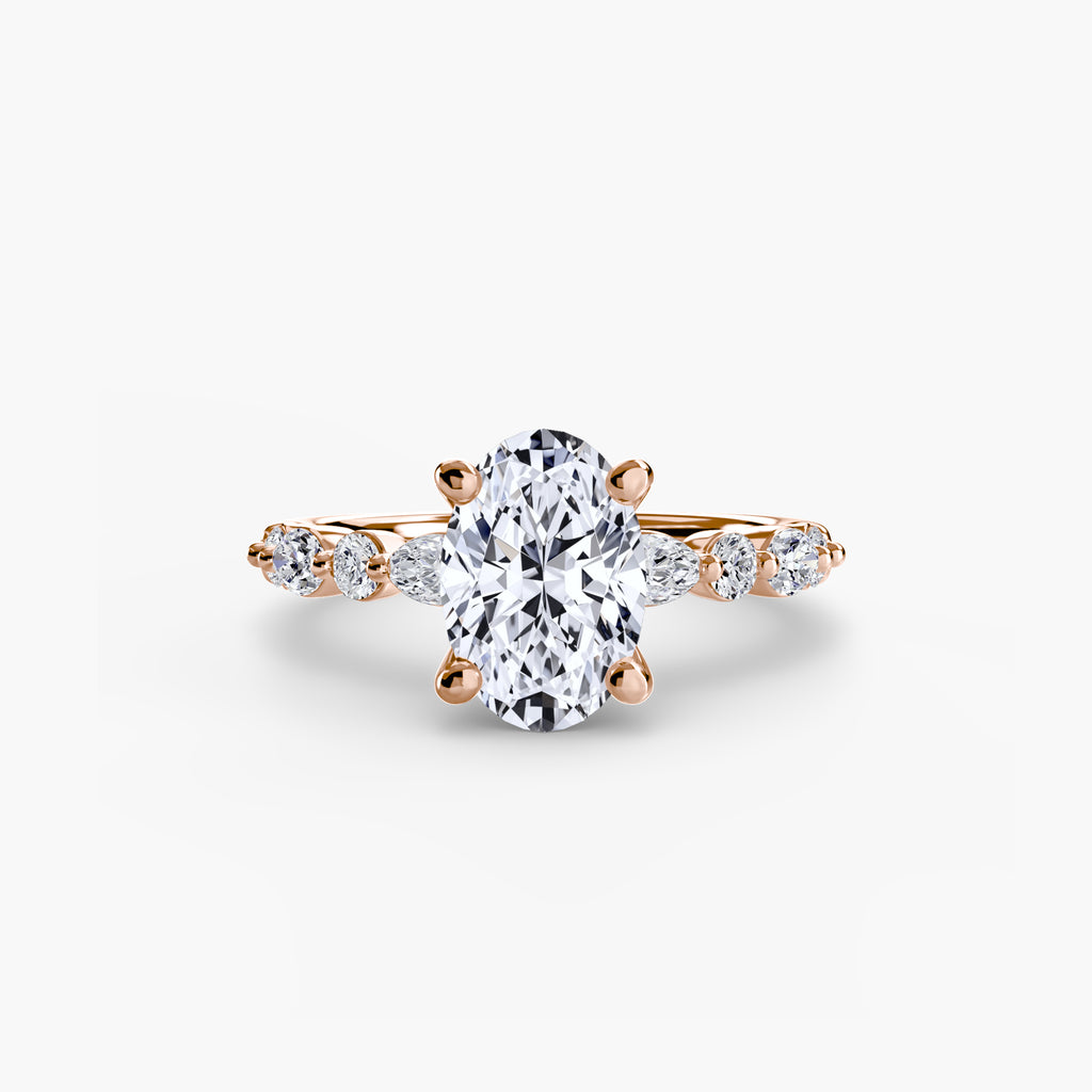 Marquise Diamond Band Ring