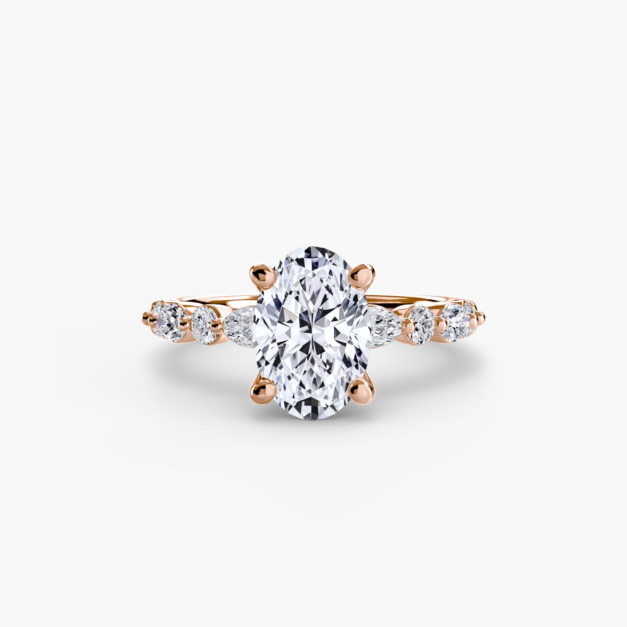 Marquise Diamond Band Ring