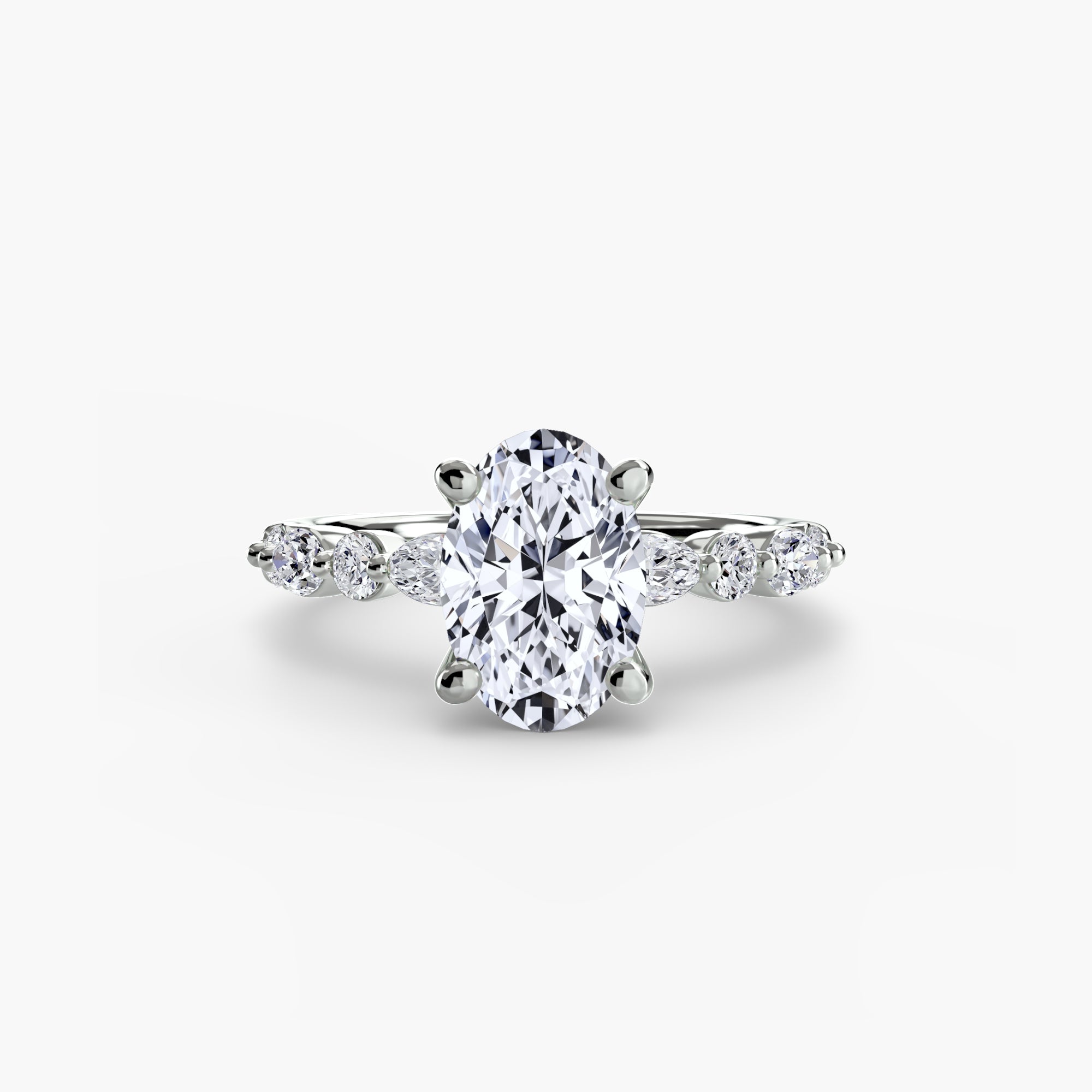 Marquise Diamond Band Ring