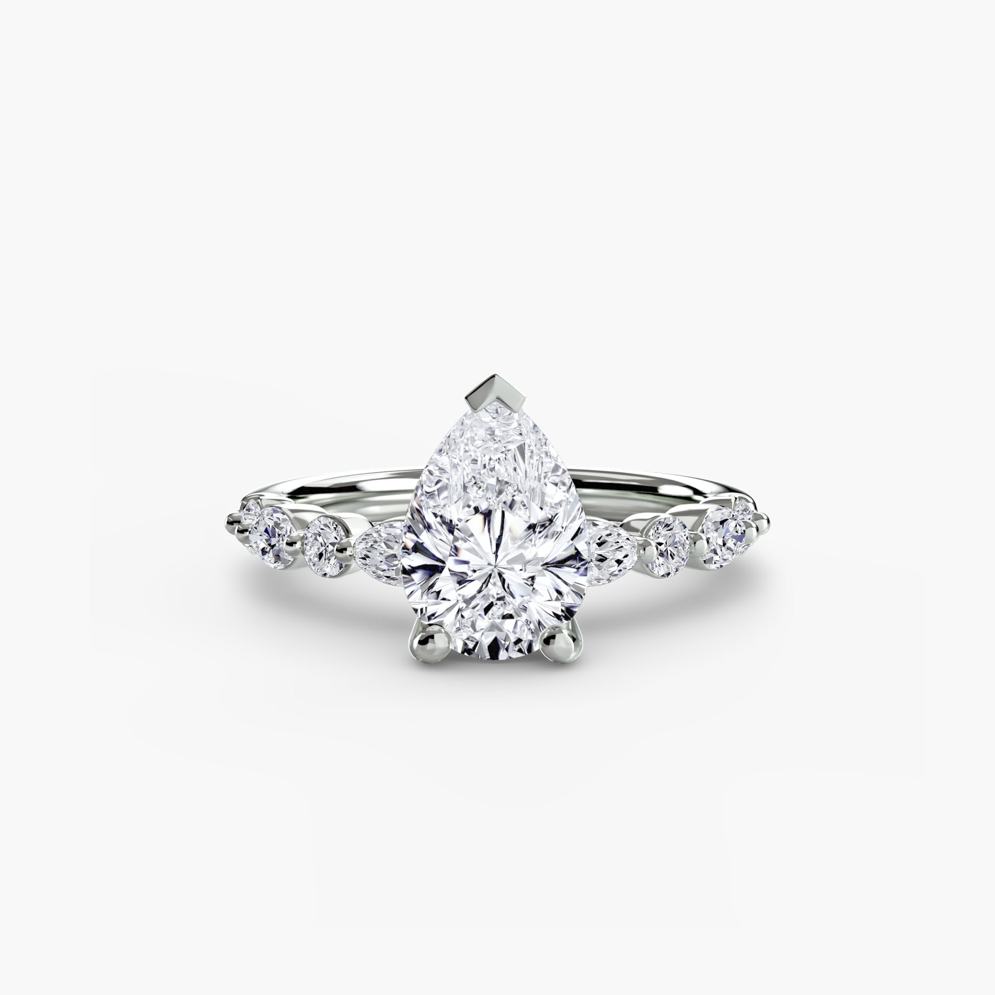 Marquise Diamond Band Ring