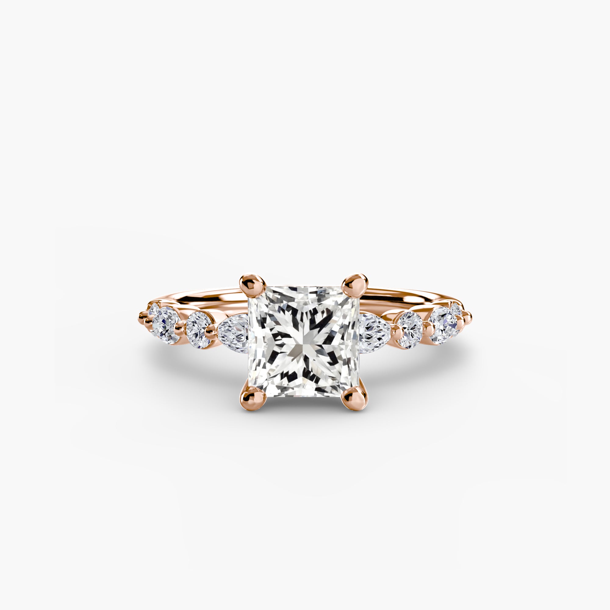 Marquise Diamond Band Ring