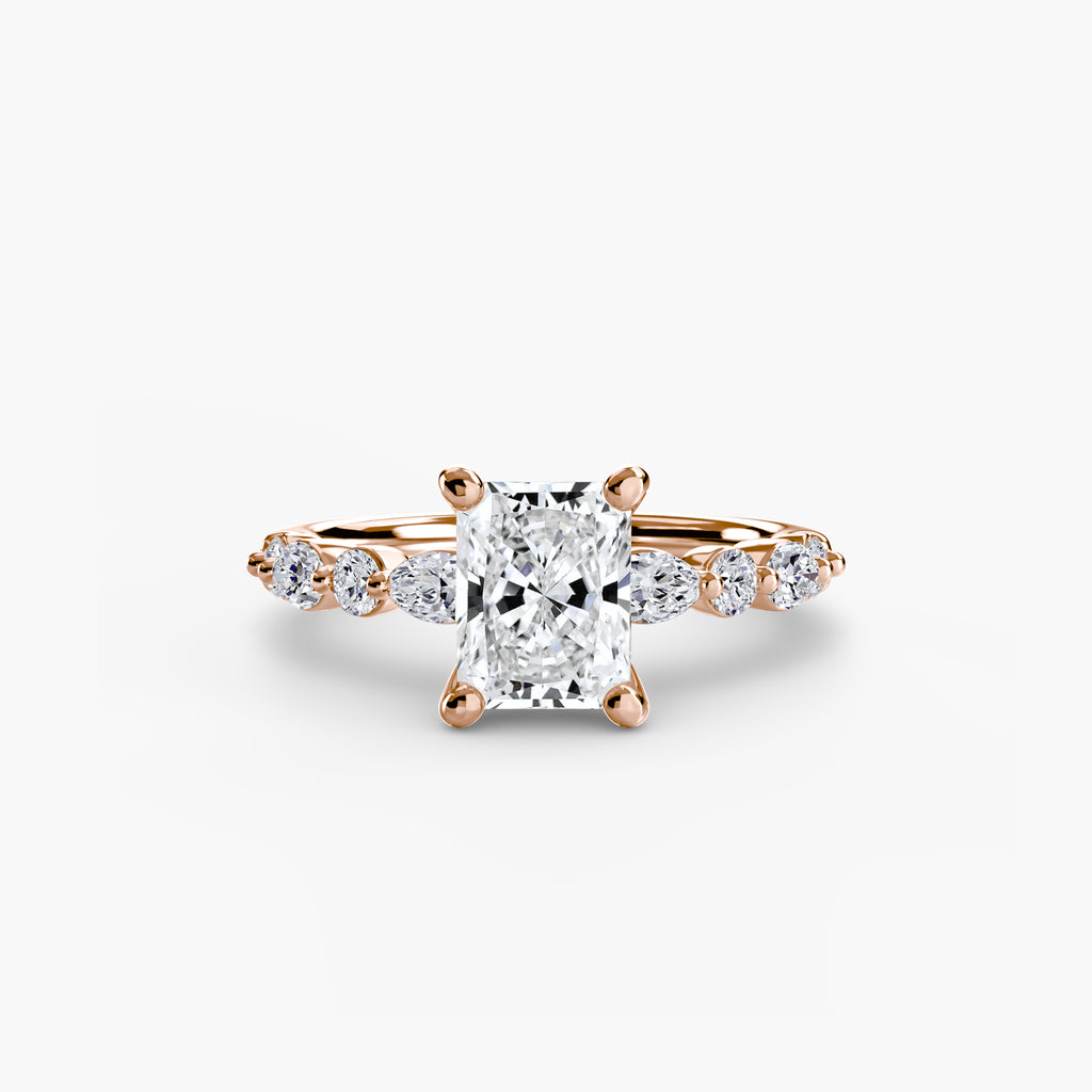 Marquise Diamond Band Ring