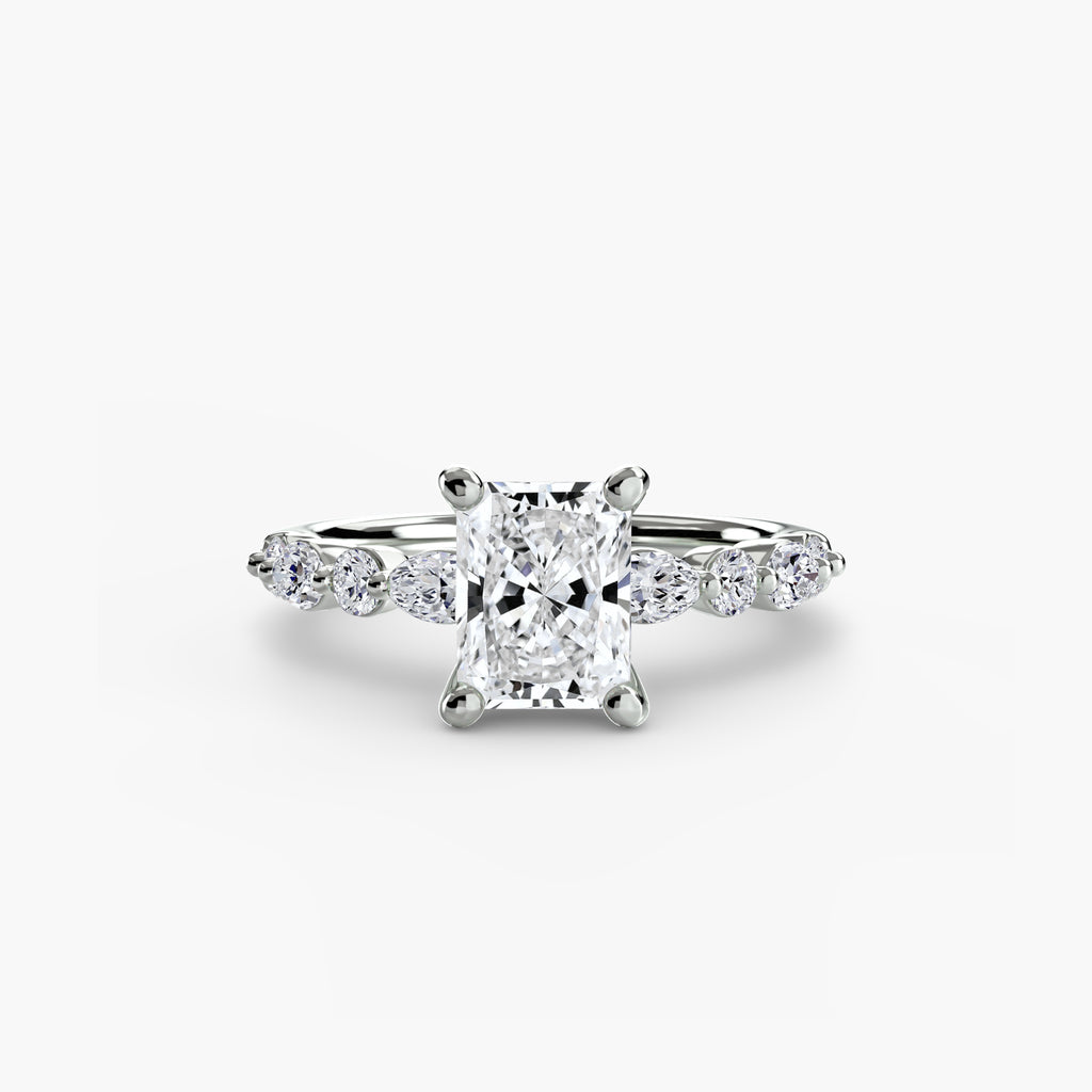 Marquise Diamond Band Ring