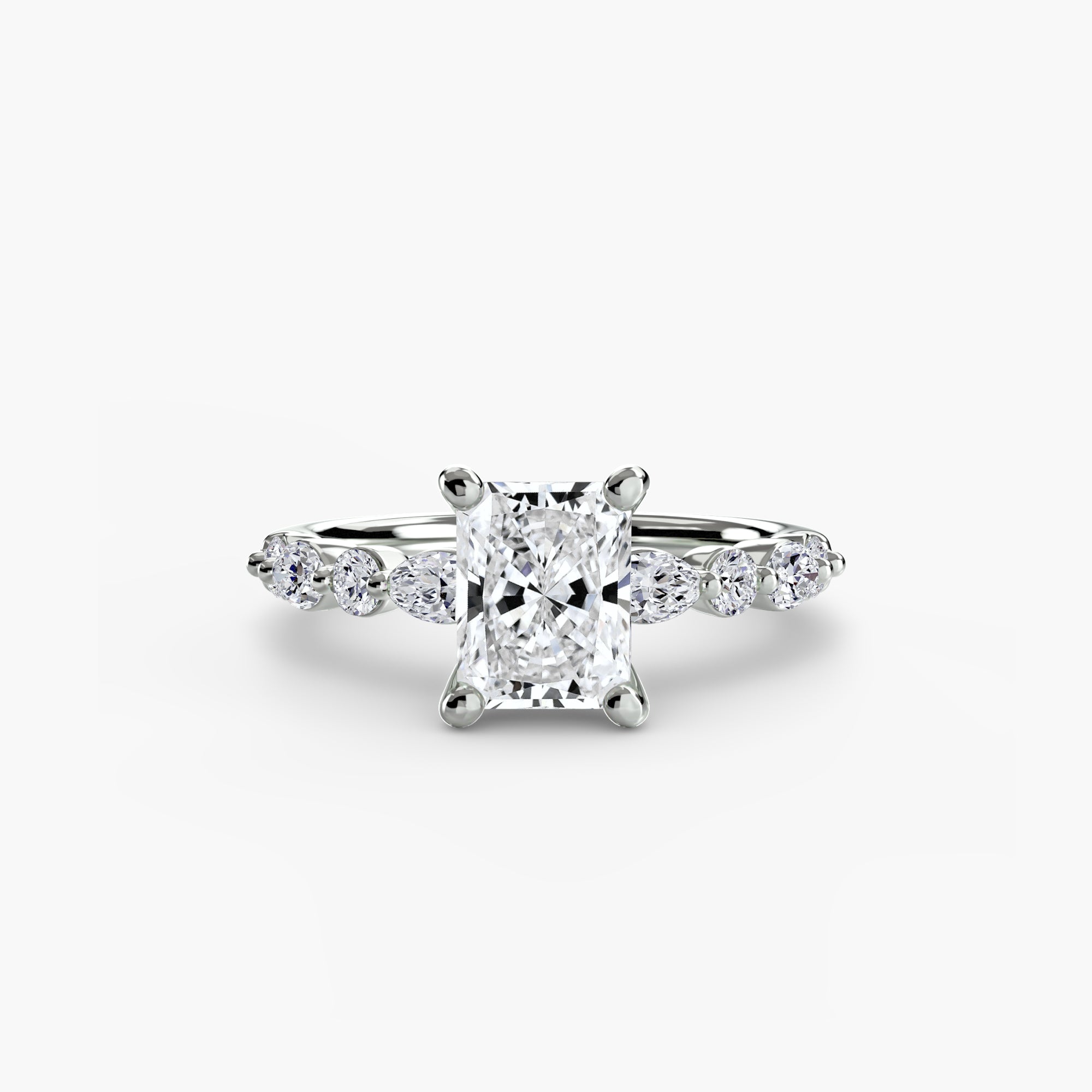 Marquise Diamond Band Ring