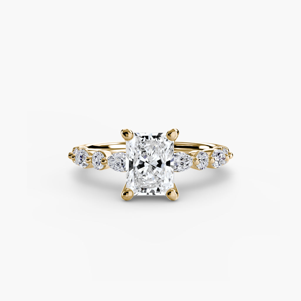 Marquise Diamond Band Ring