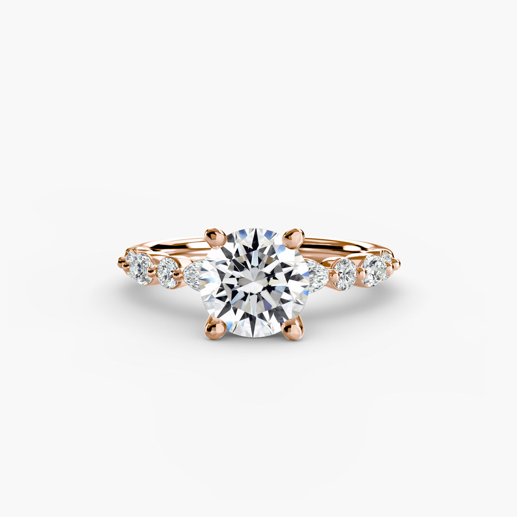 Marquise Diamond Band Ring