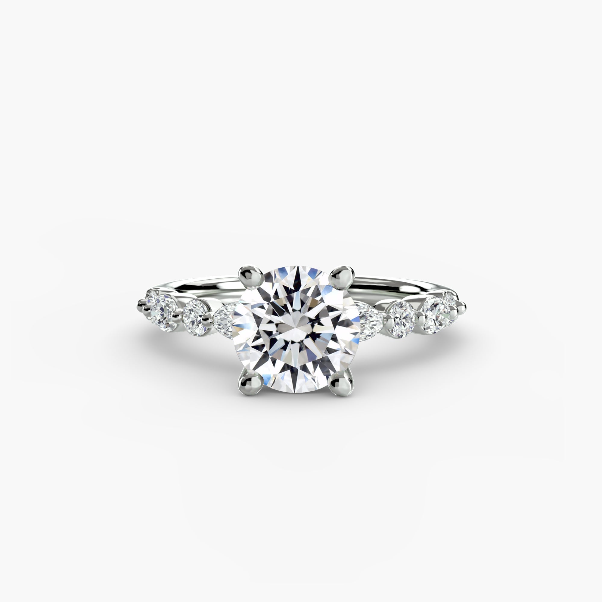 Marquise Diamond Band Ring