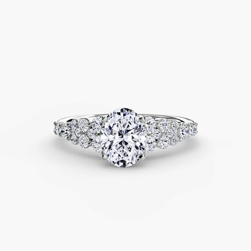 Cluster Oval Ring