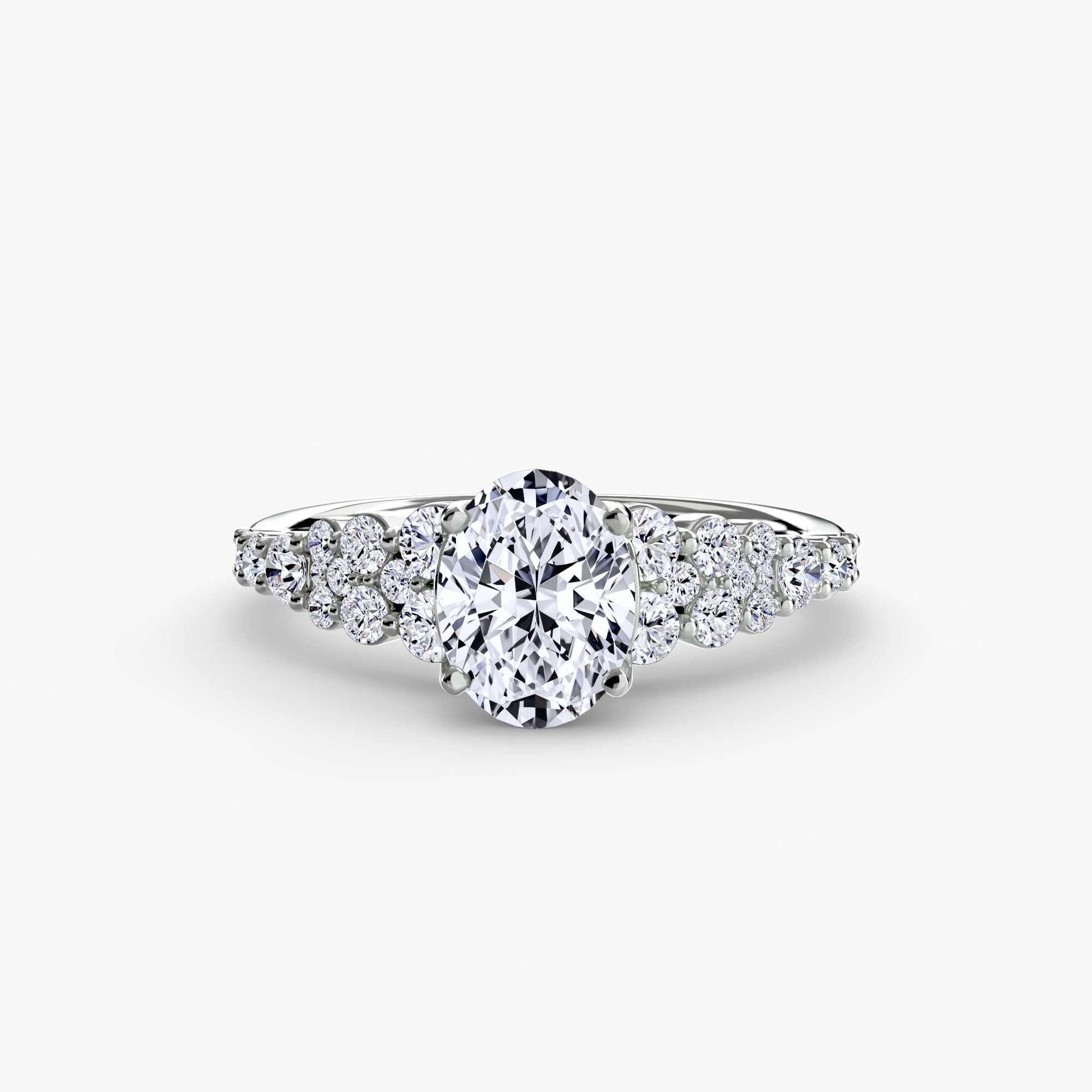 Cluster Oval Ring