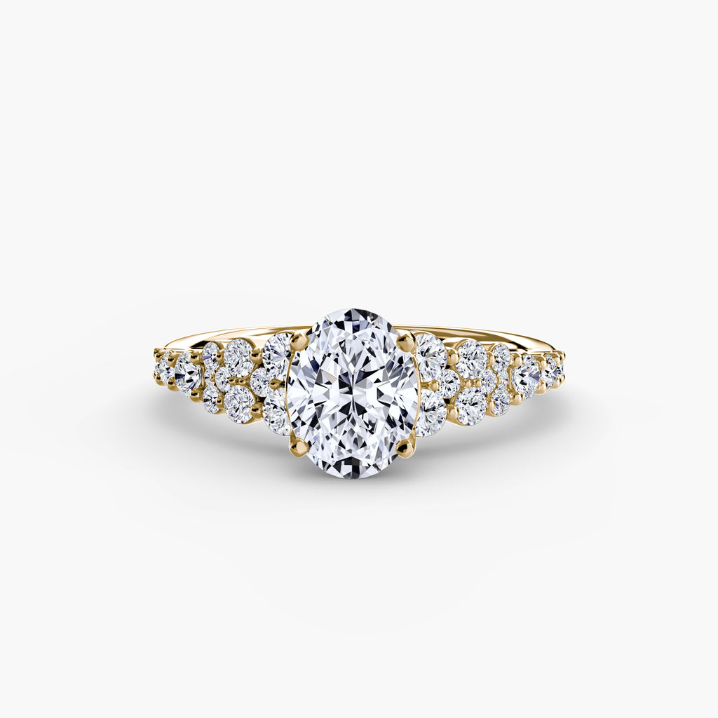 Cluster Oval Ring