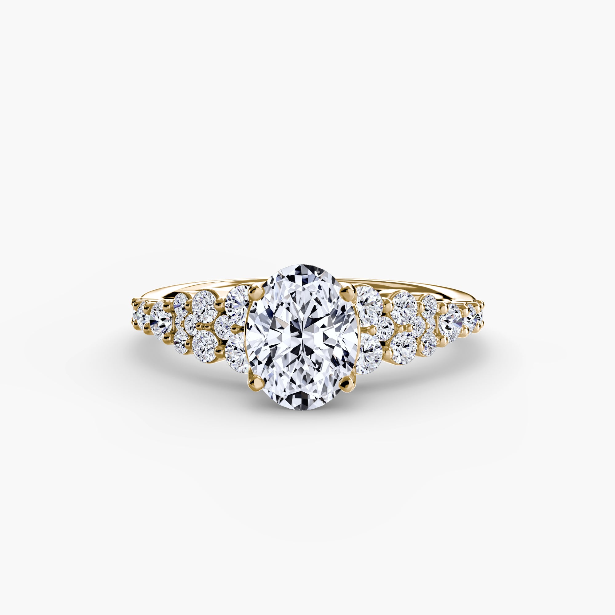 Cluster Oval Ring