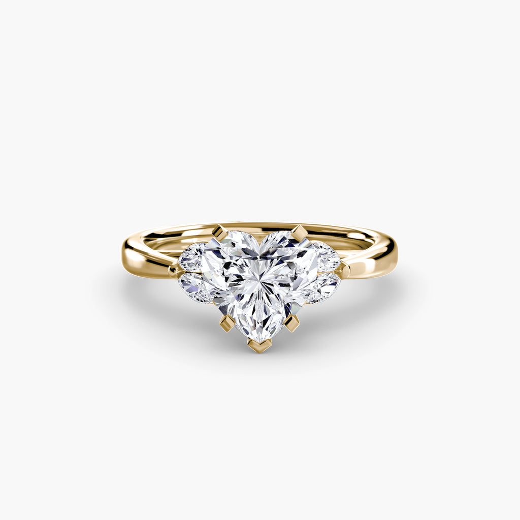 Marquise Side Stone Diamond Ring