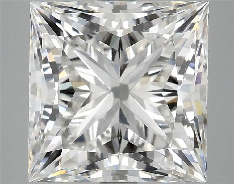 4.00 Carat Princess Cut Lab Grown Diamond : G Colour, VVS2 Clarity